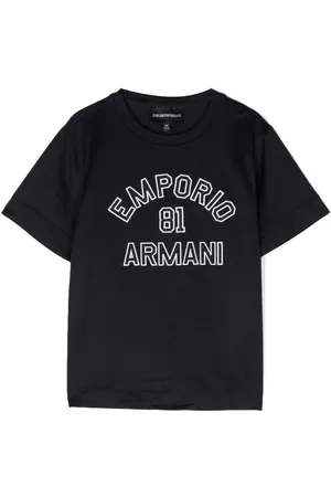 Emporio Armani Camiseta con logo estampado y manga corta