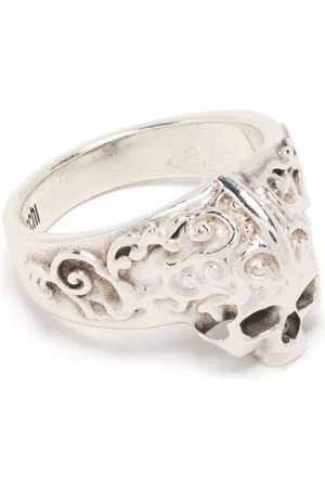 EMANUELE BICOCCHI Anillo Arabesque con diseño de calavera