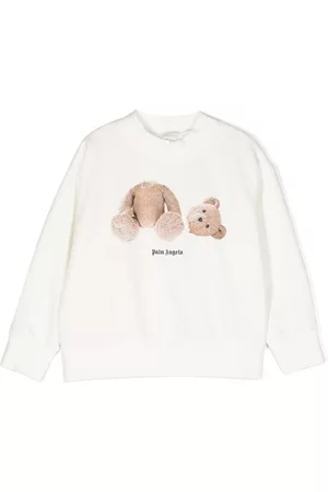 Palm Angels Sudadera con eslogan estampado
