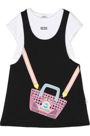GCDS Vestido con logo estampado