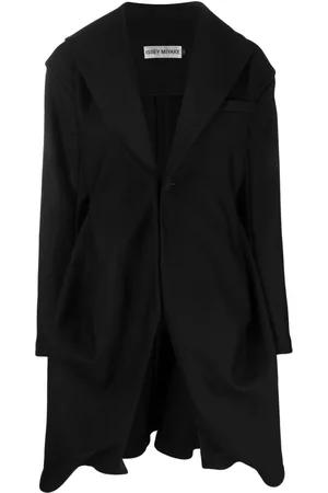 Issey Miyake Abrigo oversize de manga larga