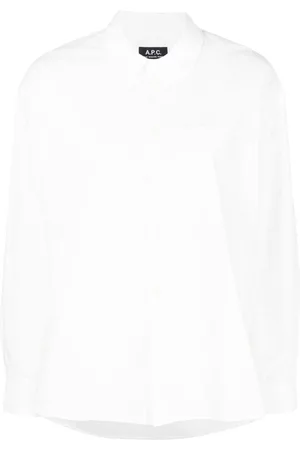 A.P.C. Camisa Boyfriend con logo bordado