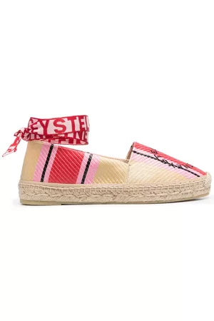 Stella McCartney Alpargatas con logo bordado