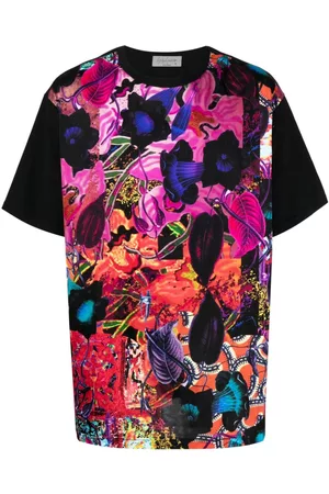 YOHJI YAMAMOTO Camiseta con diseño patchwork