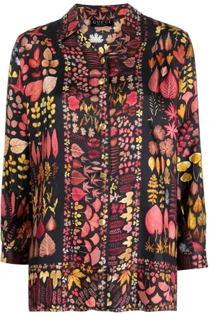 Gucci Camisa con plomo estampado 1990