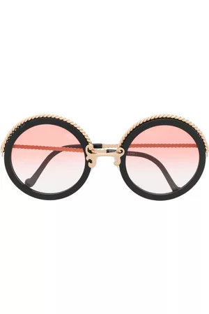 Christian Lacroix Gafas de sol con montura redonda 1990