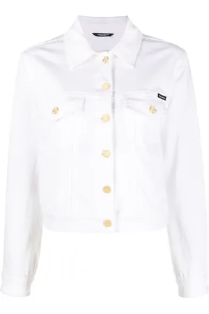 Dolce & Gabbana Chaqueta vaquera con aplique del logo