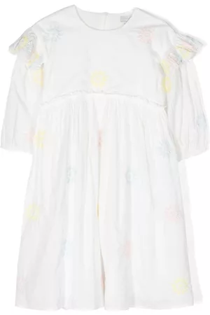 Stella McCartney Vestido con bordado floral