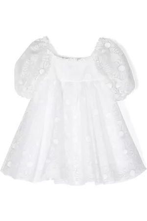 Tartine Et Chocolat Vestido con encaje floral