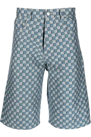 MISBHV Pantalones vaqueros cortos con logo estampado