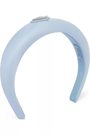 Prada Diadema con placa del logo