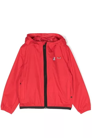 Comme des Garçons Chaqueta con capucha y parche del logo