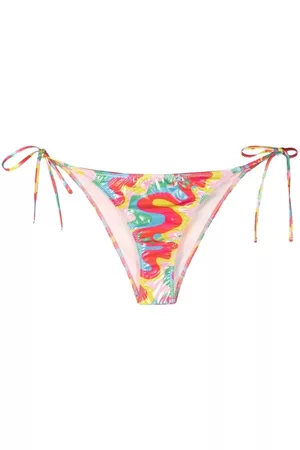 Chiara Ferragni Bragas de bikini con estampado abstracto