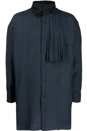 YOHJI YAMAMOTO Camisa con detalle plisado