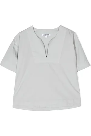 Kindred Blusa con abertura en el cuello