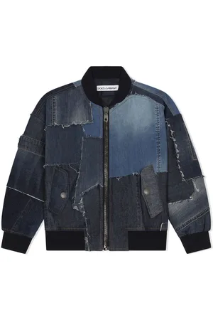 Dolce & Gabbana Chaqueta bomber con placa del logo