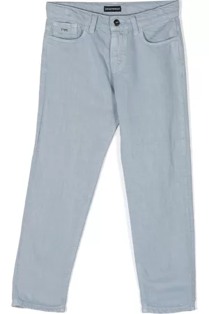 Emporio Armani Vaqueros con logo en relieve