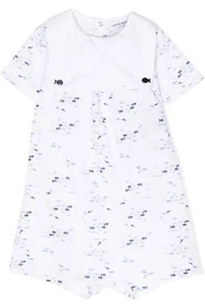 Emporio Armani Pelele con pez estampado