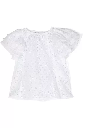 PHILOSOPHY DI LORENZO SERAFINI Blusa con volantes y manga corta