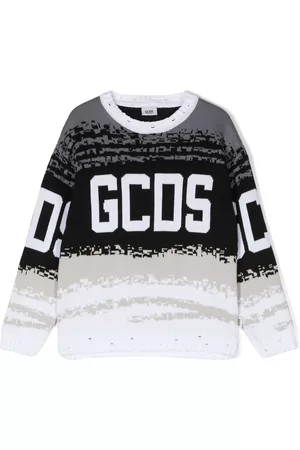 GCDS Sudadera con logo en intarsia