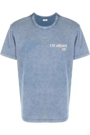 FAY Camiseta con logo estampado y manga corta