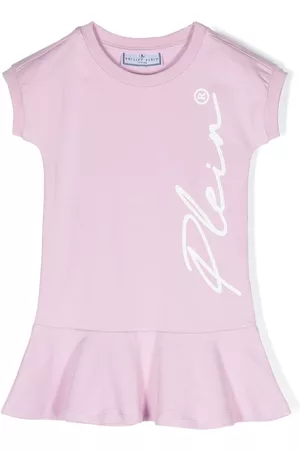 Philipp Plein Vestido con logo estampado