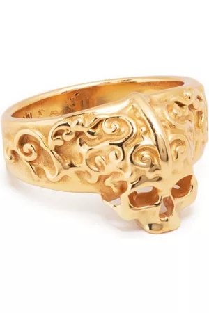EMANUELE BICOCCHI Anillo Gold Small con calavera