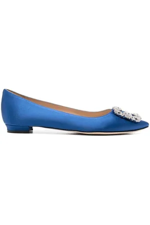 Manolo Blahnik Bailarinas Hangisi con detalle de hebilla