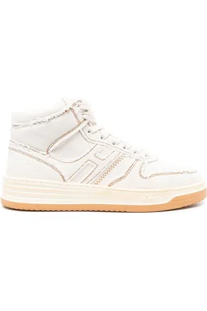 Hogan Zapatillas altas con costuras en contraste