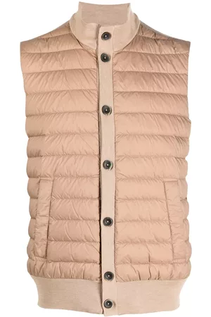 HERNO Chaleco acolchado con botones