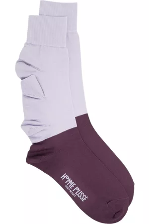 Issey Miyake Calcetines con ribete de volantes