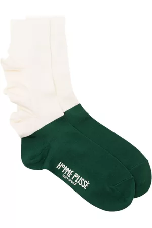 Issey Miyake Calcetines con ribete de volantes