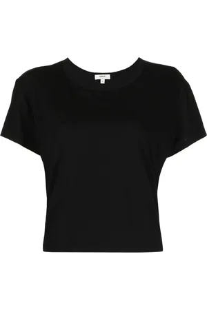 AGOLDE Camiseta Drew con cuello redondo