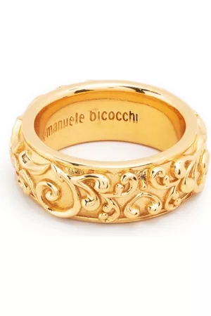 EMANUELE BICOCCHI Anillo Large Gold Arabesque