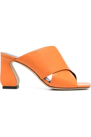 SI ROSSI Mules con tacón de 80mm