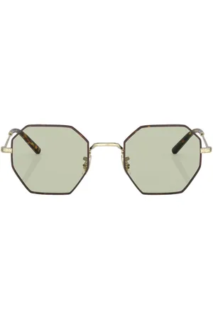 Oliver Peoples Gafas de sol con montura octogonal