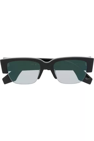 Alexander McQueen Gafas de sol con logo estampado