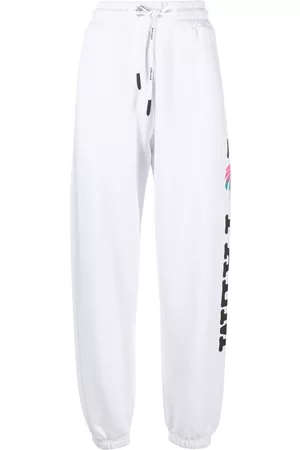 Palm Angels Pantalones de chándal con logo estampado