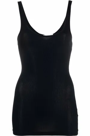 James Perse Top de tirantes con cuello redondo