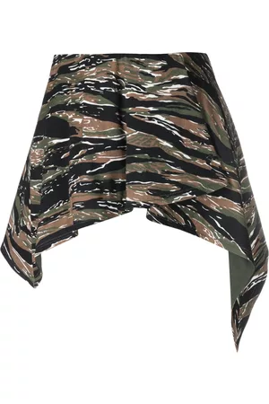 The Attico Minifalda con estampado militar