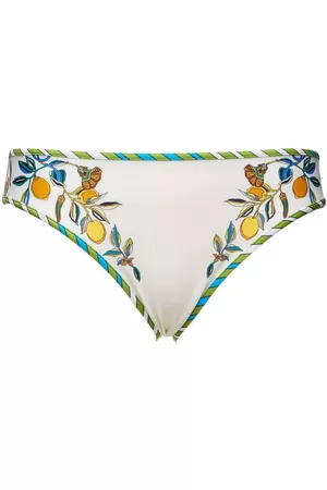 La DoubleJ Bragas de bikini con estampado floral