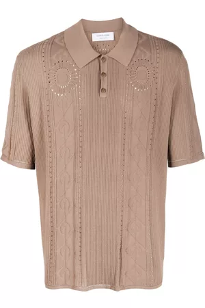 Marine Serre Polo de punto de ochos Moon Diamant