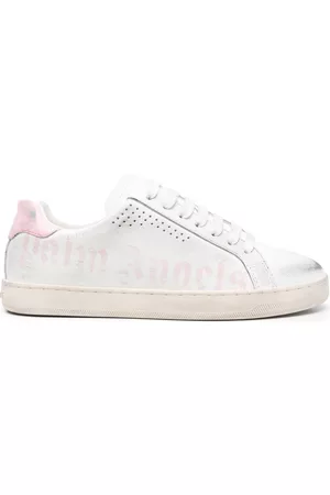Palm Angels Zapatillas con logo y efecto envejecido