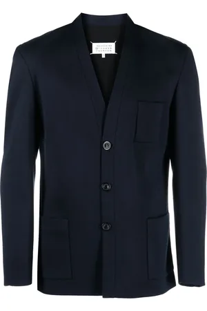 Maison Margiela Blazer con botones y costura Milano