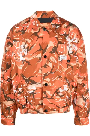 MARTINE ROSE Chaqueta bomber con motivo militar