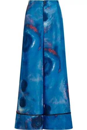 Marni Pantalones anchos de talle alto