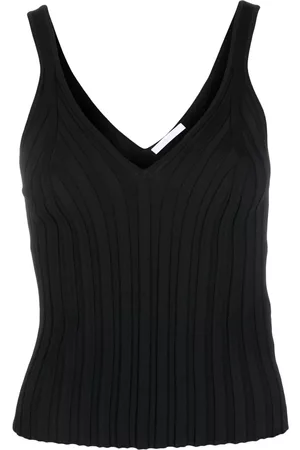 Helmut Lang Top Angela con cuello en V