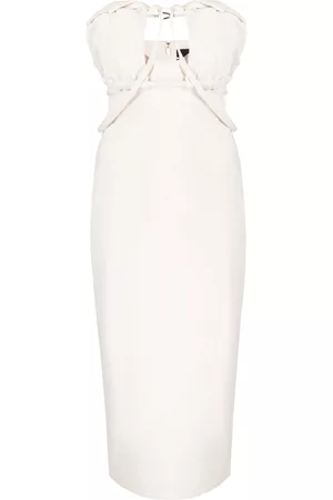 Jacquemus Vestido con escote palabra de honor