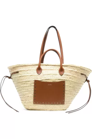 4 Bolsos de rafia y playa de nylon