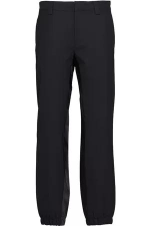 Prada Pantalones con logo triangular